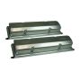 Moroso 68332 Chevrolet Small Block (w/13 to 23 Degree Standard Heads) Valve Cover w/Oilers - Alum - Pair