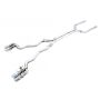 AWE Tuning 3025-42062 18-19 BMW M5 (F90) 4.4T AWD SwitchPath Cat-back Exhaust - Chrome Silver Tips