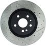 Stoptech 127.62124L Slotted & Drilled Sport Brake Rotor