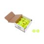 ALLSTAR PERFORMANCE ALL18853-50 Body Bolt Washer Plastic Fluorescent Yellow 50pk