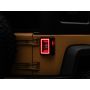 Raxiom J133626 07-18 Jeep Wrangler JK JL Style LED Tail Lights- Black Housing - Red Lens