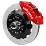 Wilwood 140-17088-R Forged 6 Piston Red Superlite Caliper, GT 48 Vane Spec37 Slotted Rotor - 12.88x1.25