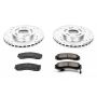 PowerStop K798 Z23 Daily Driver Carbon-Fiber Ceramic Brake Pad and Drilled & Slotted Rotor Kit