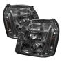 SPYDER 5029348 Projector Headlights - LED Halo - Smoke