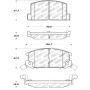 Stoptech 308.03090 Street Touring Brake Pads