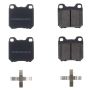 PowerStop 17-709 PowerStop - Z17 Low-Dust Ceramic Brake Pads with Hardware