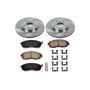 PowerStop KOE5217 OE Stock Replacement Low-Dust Ceramic Brake Pad and Rotor Kit