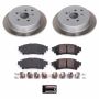 PowerStop SC5864 Semi-Coated Rotor and Low-Dust Ceramic Brake Pad Kit