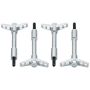 Ford Racing 302-325 Valve Cover Hold Down Wing Nuts: Chrome