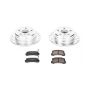PowerStop K2565 Z23 Daily Driver Carbon-Fiber Ceramic Brake Pad and Drilled & Slotted Rotor Kit