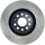 Stoptech 128.33112R Drilled Sport Brake Rotor