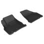 3D MAXpider 2008-2017 Buick/Chevrolet/GMC Enclave/Traverse/Acadia Kagu 1st Row Floormat - Gray