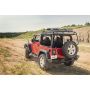 Rugged Ridge 11546.20 XHD Rear Bumper Textured Black 07-18 Jeep Wrangler