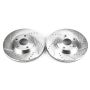 PowerStop JBR737XPR PowerStop Evolution Performance Drilled, Slotted & Plated Brake Rotor Pair