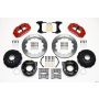 Wilwood 140-9221-R Narrow Superlite 4R Rear P-Brk Kit 12.88in Red 2005-2014 Mustang