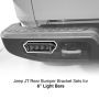 XKGLOW XK-BRC-JT-RB XK Glow Jeep JT Rear Bumper Bar Bracket Kit 6In