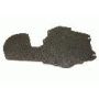 BMR 68-72 A-Body A/C Delete Panel (Aluminum) - Black Hammertone