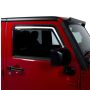 Putco 580228 07-18 Jeep Wrangler JK - Front Only Element Tinted Window Visors