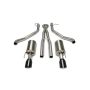 CORSA Performance 14189BLK Corsa 05-06 Pontiac GTO 6L V8 2.5in Sport Cat-Back Exhaust + XPipe w/Dual Exit Single 4in BlackTips
