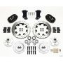Wilwood 140-12306-D Forged Dynalite Front Kit 12.19in Drilled Heidts Tri -5 2 inch Drop Spindle
