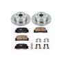 PowerStop KOE1069 OE Stock Replacement Low-Dust Ceramic Brake Pad and Rotor Kit