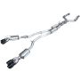 AWE Tuning 3015-43625 2020+ Ford Explorer ST Touring Edition Exhaust w/ Diamond Black Tips