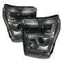 SPYDER 5070289 Projector Headlights - LED Halo - DRL - Smoke