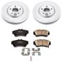 PowerStop CRK1706 Genuine Geomet Coated Rotor and Low-Dust Ceramic Brake Pad Kit