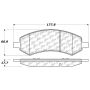 StopTech 07-17 Jeep Wrangler / 07-09 Dodge Durango Truck & SUV Brake Pads - Front