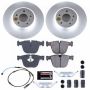 PowerStop CRK6035 Genuine Geomet Coated Rotor and Carbon-Fiber Ceramic Brake Pad Kit