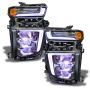 Oracle Lighting 1453-334 2020-2021 Silverado HD 2500/3500 ColorSHIFT(tm) RGB Headlight Demon Eye Kit