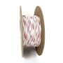 NAMZ NWR-92-100-20 OEM Color Primary Wire 100ft. Spool 20g - White/Red Stripe