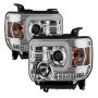 SPYDER 5080622 Projector Headlights - Light Bar DRL - Chrome