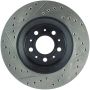 Stoptech 127.39023L Slotted & Drilled Sport Brake Rotor