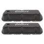 EDELBROCK EDE4603 Valve Cover Kit SBF Signature Series Black
