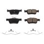 PowerStop 17-1833 PowerStop - Z17 Low-Dust Ceramic Brake Pads with Hardware
