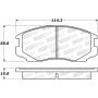 Stoptech 308.06020 Street Brake Pads - Front