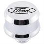 Ford Racing 302-439 Ford Slant Edge Breather-Chrome