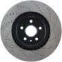 Stoptech 128.62124R Drilled Sport Brake Rotor