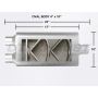 Different Trend Flowsound 4″x10″x17″ Dual / Center 8424553