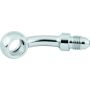 TwinPower 035961 Twin Power Chrome Brake Fitting 7/16 Inch X AN3 35 Degree Banjo Adaptor