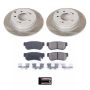 PowerStop SC5211 Semi-Coated Rotor and Low-Dust Ceramic Brake Pad Kit