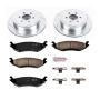 PowerStop K5270 Z23 Daily Driver Carbon-Fiber Ceramic Brake Pad and Drilled & Slotted Rotor Kit