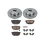 PowerStop KOE4778 OE Stock Replacement Low-Dust Ceramic Brake Pad and Rotor Kit