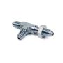 AEROQUIP AERFCM2809 #3 Steel Bulkhead Run Tee Fitting