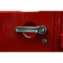 Rugged Ridge Door Handle Cover Kit Chrome 07-18 Jeep Wrangler JK