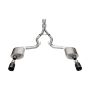 CORSA Performance 21255BLK Corsa 2024 rd Mustang GT- Sport Cat-Back Ex.Sys 3.0in Dual Rear Exit w/4.5in Blk PVD StraightCut Tip