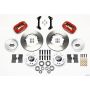 Wilwood 140-11009-R Forged Dynalite Front Kit 11.00in Red 79-87 GM G Body