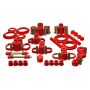 Energy Suspension 94-98 Ford Mustang Red Hyper-flex Master Bushing Set