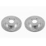 PowerStop JBR1599XPR PowerStop Evolution Performance Drilled, Slotted & Plated Brake Rotor Pair